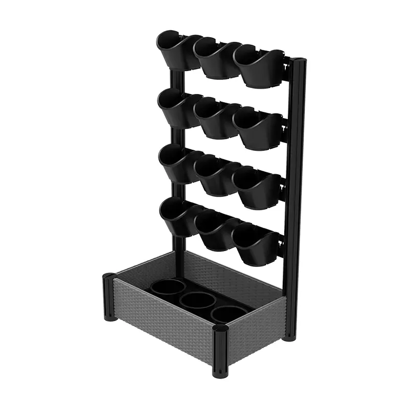 Fristående grön vägg inomhus