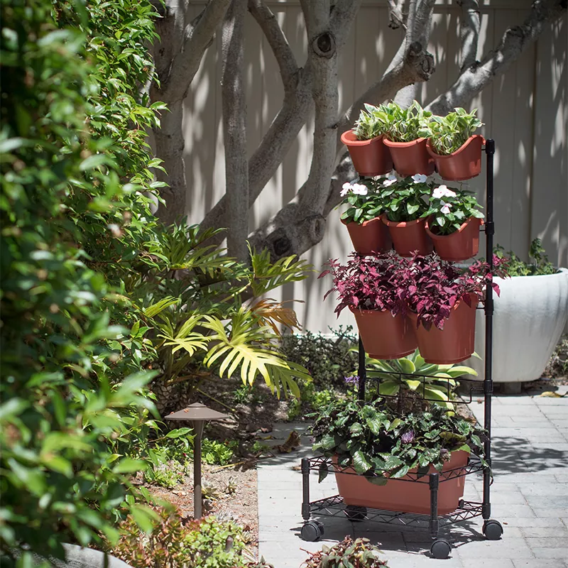 Metal Mobile Gröna Väggplantor Enkelram