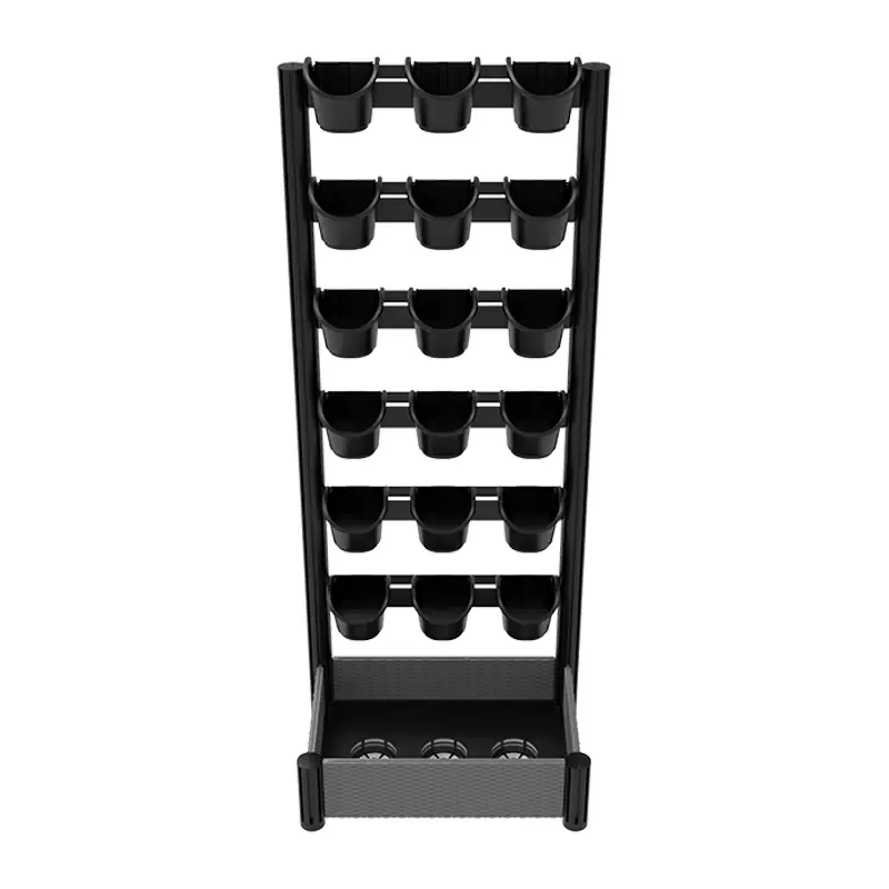 Självstående uteplats vertikal trädgård