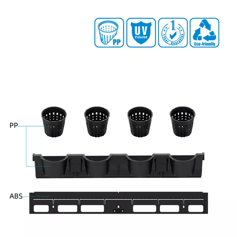 Vertikalt bild trädgårdsförlängningskrukhållare